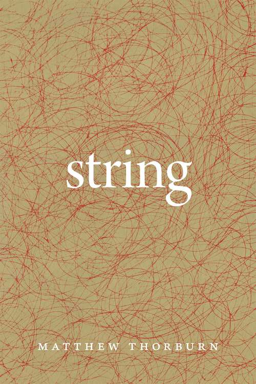 Book cover of String (Barataria Poetry)