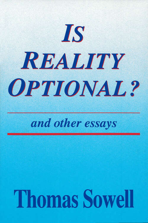 Book cover of Is Reality Optional?: And Other Essays