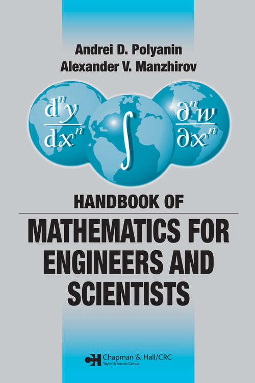 Book cover of Handbook of Mathematics for Engineers and Scientists (ISSN)