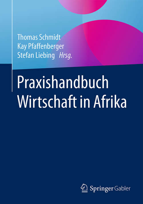 Book cover of Praxishandbuch Wirtschaft in Afrika