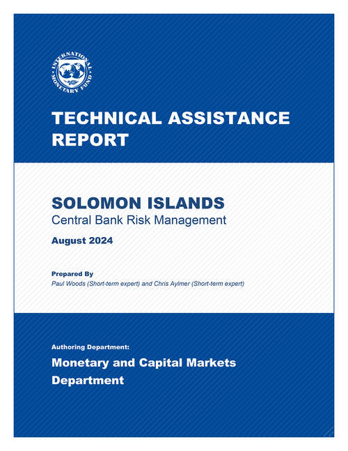 Book cover of Solomon Islands: Technical Assistance Report-central Bank Risk Management (Technical Assistance Reports)