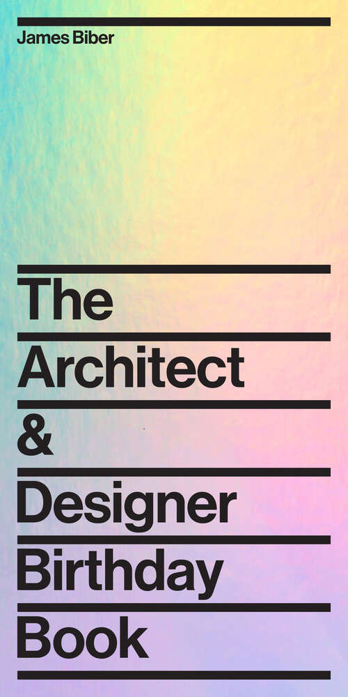 Book cover of The Architect and Designer Birthday Book
