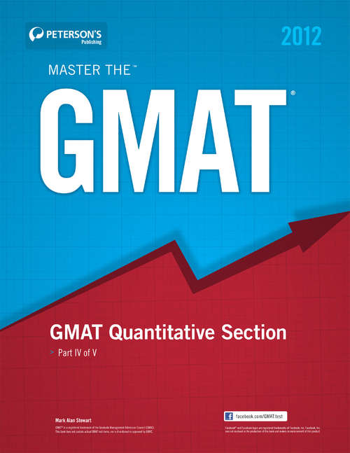 Book cover of Master the GMAT: Part IV of V