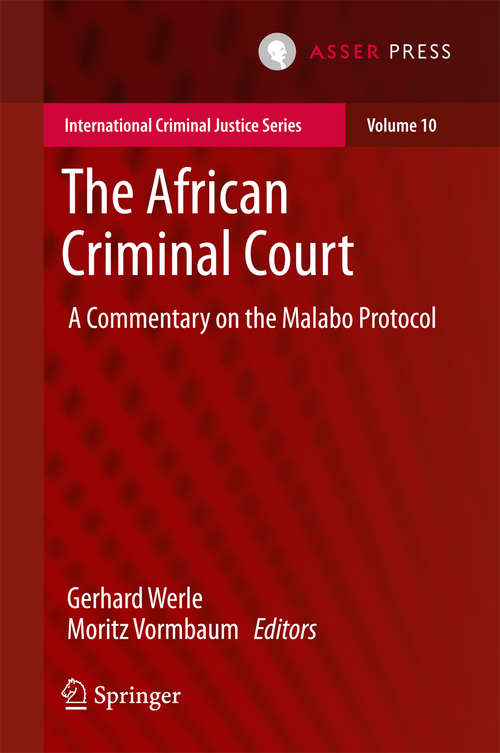 Book cover of The African Criminal Court