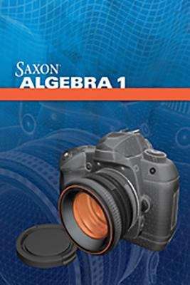 Book cover of Saxon Algebra 1, Student Edition