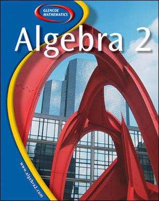 Book cover of Glencoe Mathematics, Algebra 2