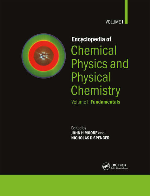 Book cover of Encyclopedia of Chemical Physics and Physical Chemistry: Volume 1: Fundamentals