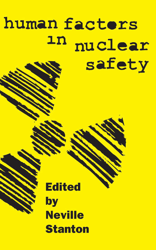 Book cover of Human Factors in Nuclear Safety