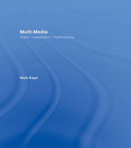 Book cover of Multi-media: Video – Installation – Performance