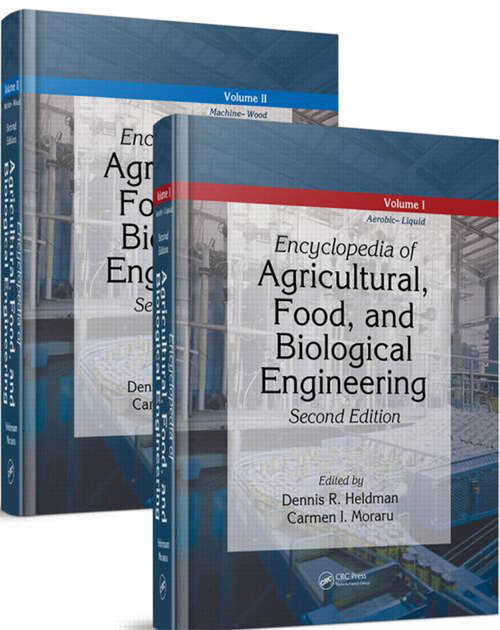 Book cover of Encyclopedia of Agricultural, Food, and Biological Engineering