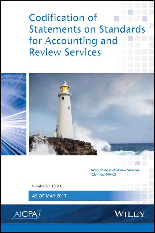 Book cover of Codification of Statements on Standards for Accounting and Review Services: Numbers 1-23