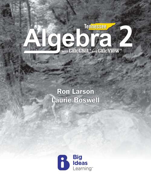 Book cover of Tennessee 2024 Algebra 2