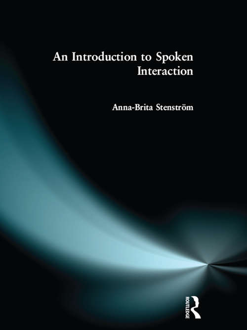 Book cover of Introduction to Spoken Interaction, An