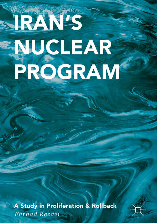 Book cover of Iran’s Nuclear Program