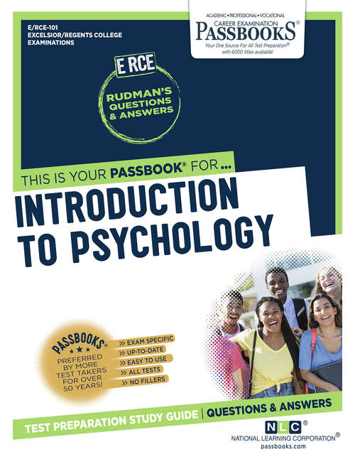 Book cover of Introduction to Psychology: Passbooks Study Guide (Excelsior/Regents College Examination Series)