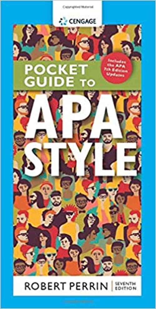 Book cover of Pocket Guide to APA Style (Seventh Edition)