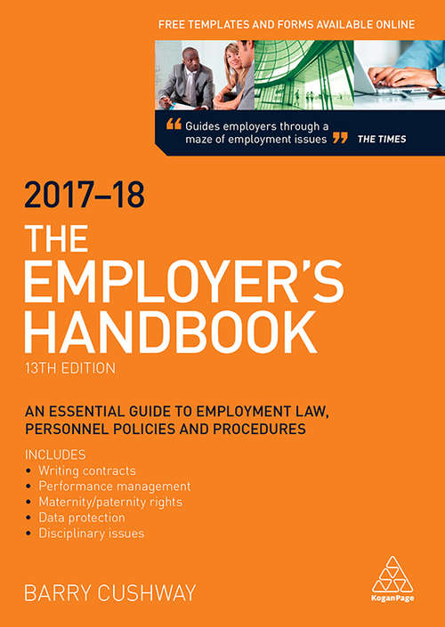 Book cover of The Employer's Handbook 2017-2018