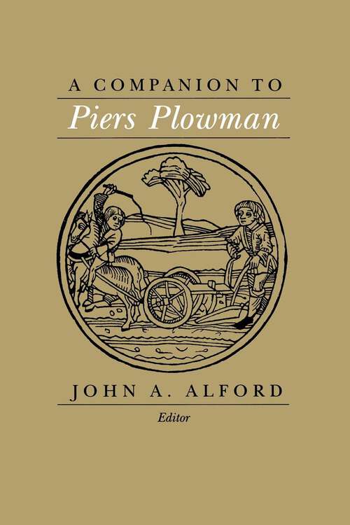 Book cover of A Companion to Piers Plowman