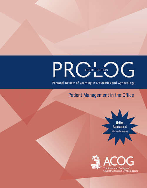 Book cover of PROLOG: Patient Management in the Office, Eighth Edition (Prolog)