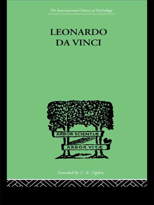 Book cover of Leonardo da Vinci: A Memory of His Childhood (Barnes And Noble Library Of Essential Reading Ser. #0)