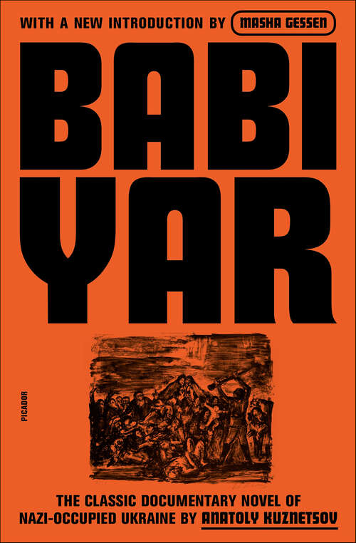 Book cover of Babi Yar: A Document In The Form Of A Novel; New, Complete, Uncensored Version