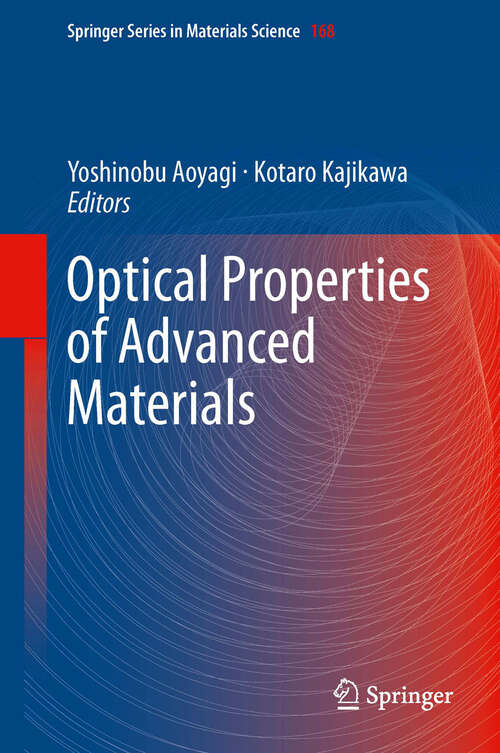 Book cover of Optical Properties of Advanced Materials
