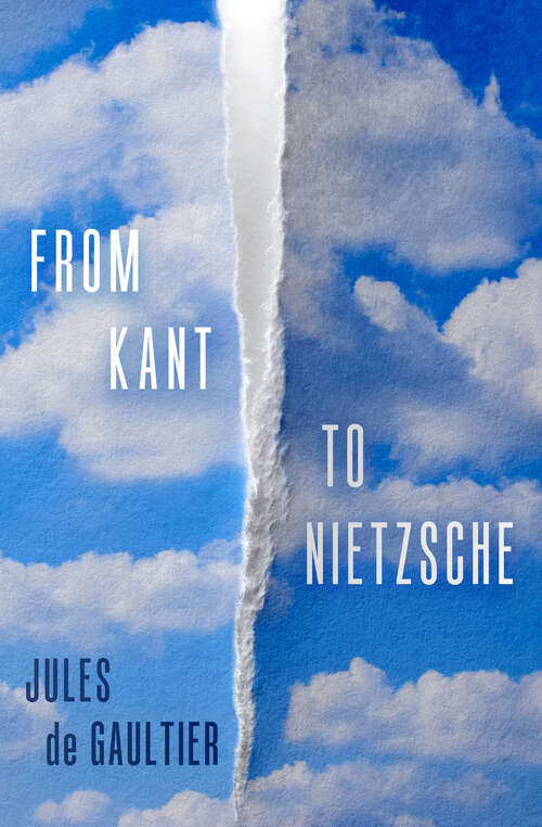 Book cover of From Kant to Nietzsche