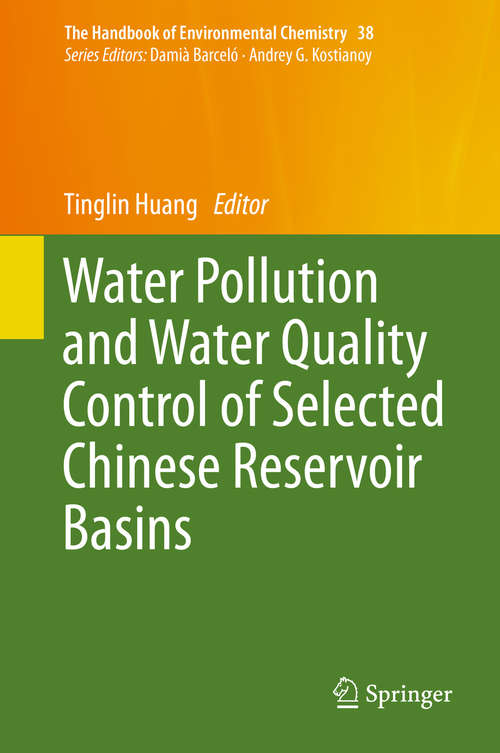 Book cover of Water Pollution and Water Quality Control of Selected Chinese Reservoir Basins