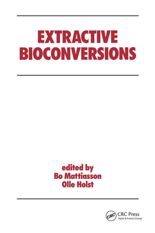 Book cover of Extractive Bioconversions