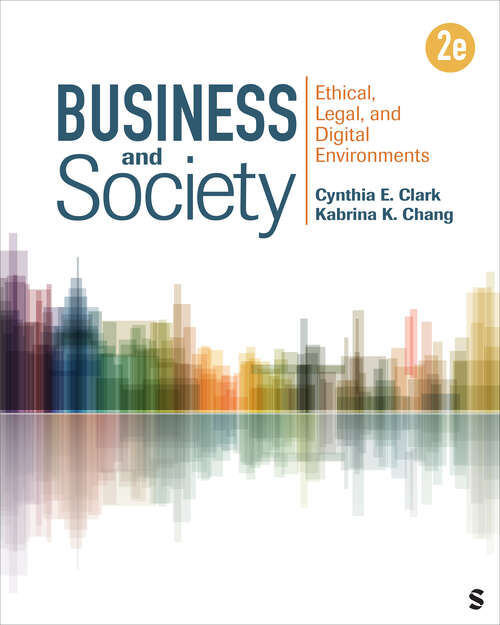 Book cover of Business and Society: Ethical, Legal, and Digital Environments (Second Edition)