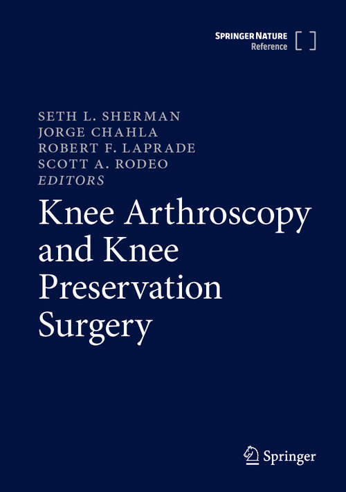 Book cover of Knee Arthroscopy and Knee Preservation Surgery (2024)