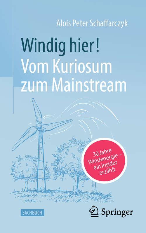 Book cover of Windig hier! Vom Kuriosum zum Mainstream: 30 Jahre Windenergie – ein Insider erzählt