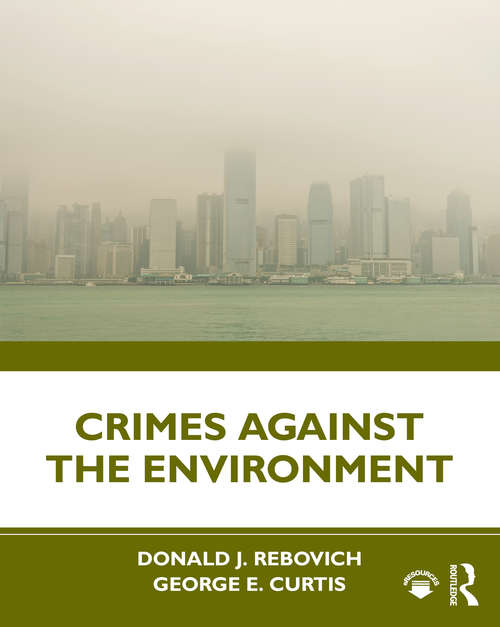 Book cover of Crimes Against the Environment