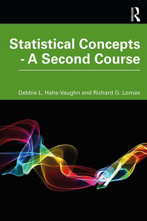 Book cover of Statistical Concepts - A Second Course (5)