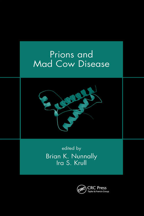 Book cover of Prions and Mad Cow Disease