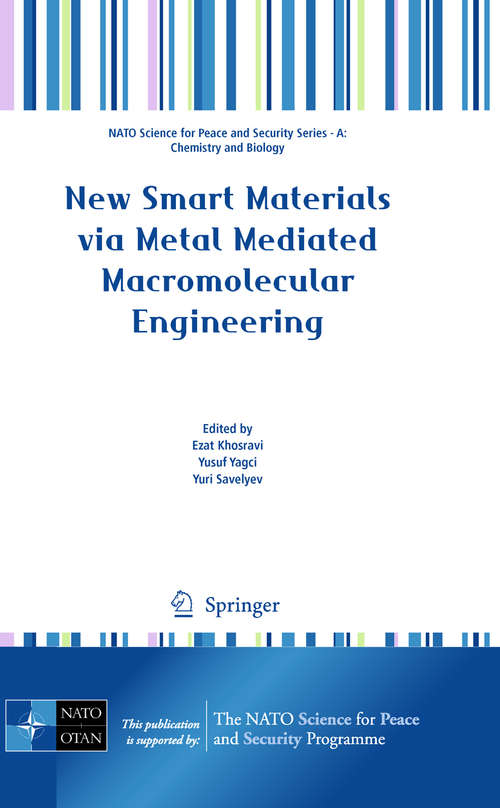 Book cover of New Smart Materials via Metal Mediated Macromolecular Engineering