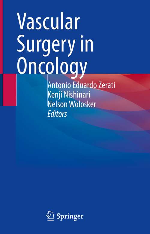 Book cover of Vascular Surgery in Oncology (1st ed. 2022)