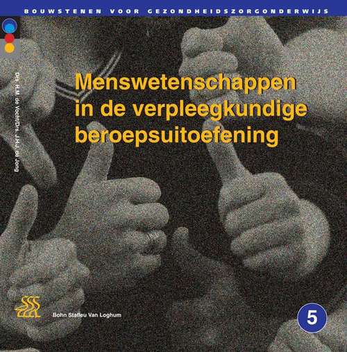 Book cover of Menswetenschappen in de verpleegkundige beroepsuitoefening