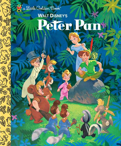 Book cover of Walt Disney's Peter Pan (Little Golden Book)