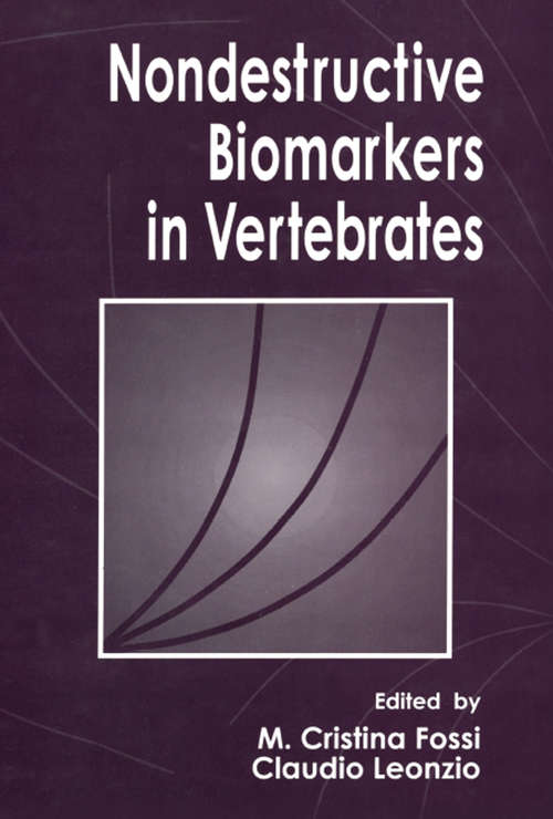 Book cover of Nondestructive Biomarkers in Vertebrates