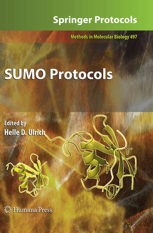 Book cover of SUMO Protocols