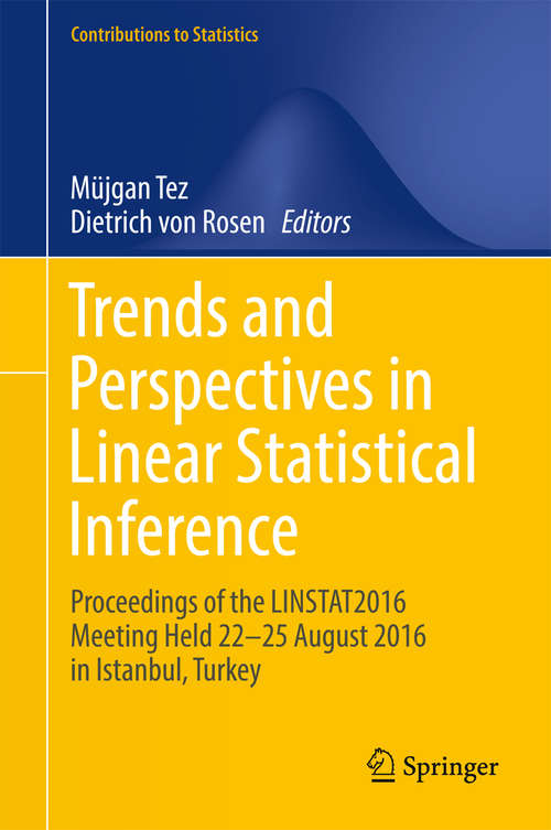 Book cover of Trends and Perspectives in Linear Statistical Inference