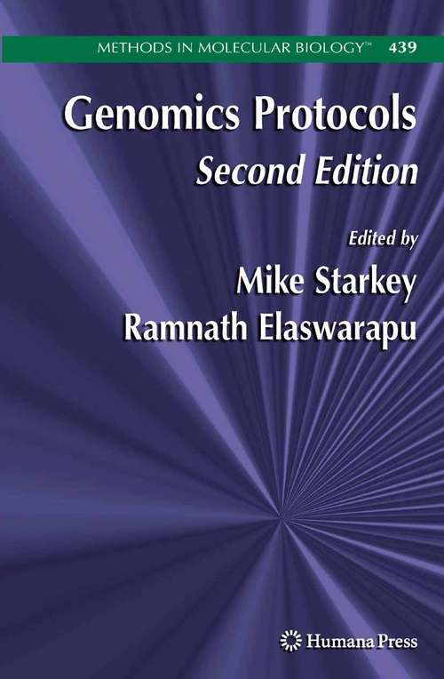 Book cover of Genomics Protocols