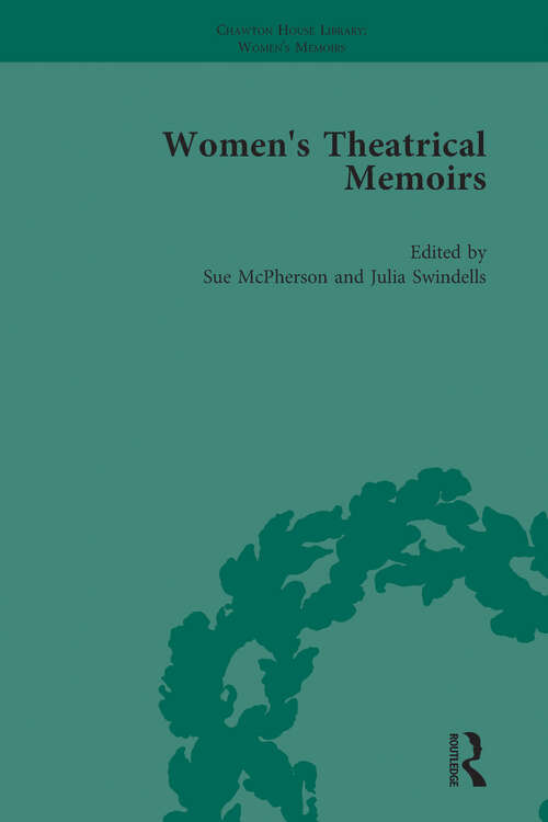 Book cover of Women's Theatrical Memoirs, Part II vol 9