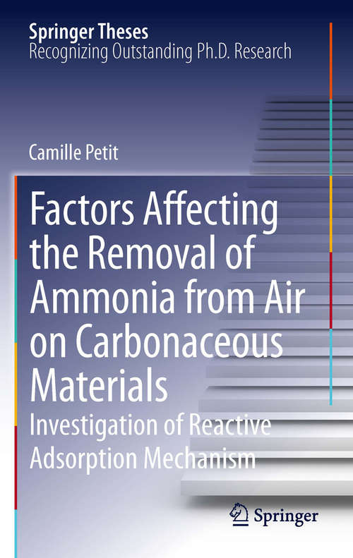 Book cover of Factors Affecting the Removal of Ammonia from Air on Carbonaceous Materials