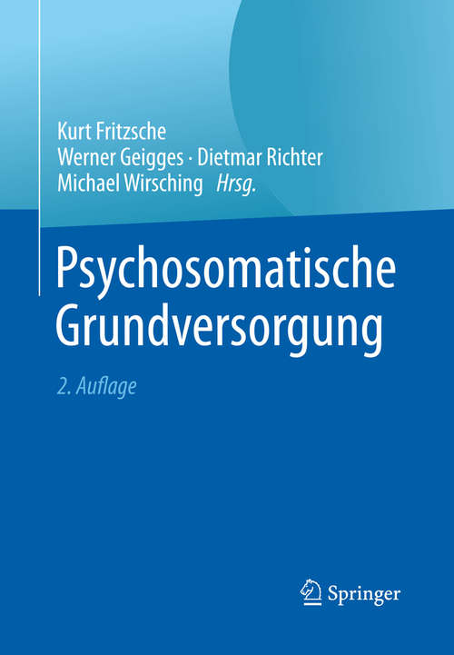 Book cover of Psychosomatische Grundversorgung