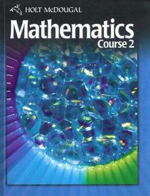 Book cover of Holt McDougal Mathematics, Course 2