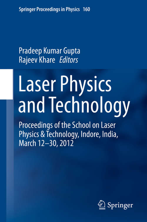 Book cover of Laser Physics and Technology