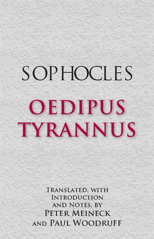 Book cover of Oedipus Tyrannus