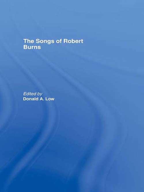 Book cover of The Songs of Robert Burns